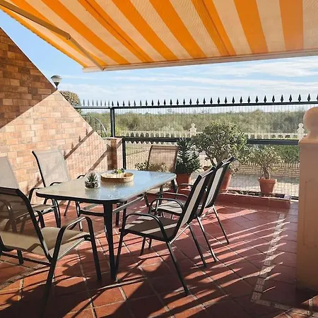 Tolles Ferienhaus Mit Sonnenterrasse Direkt Am Meer Isla Cristina Buitenkant foto